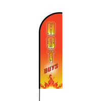Hot Buys Flex Banner Flag - 14 (Single Sided)