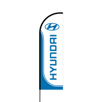 Hyundai Flex Banner Flag - 14 (Single Sided)