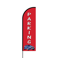 Parking Flex Banner Flag - 14 (Single Sided)
