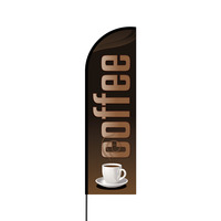 Coffee Flex Banner Flag - 14 (Single Sided)