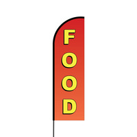 Food Flex Banner Flag - 14 (Single Sided)