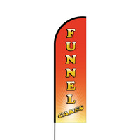 Funnel Cakes Flex Banner Flag - 14 (Single Sided)