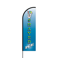 Shaved Ice Flex Banner Flag - 14 (Single Sided)