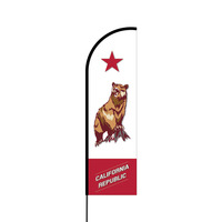 California Republic Flex Banner Flag - 14 (Single Sided)