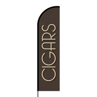 Cigars Flex Banner Flag - 16ft (Single Sided)