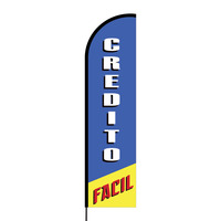 Credito Facil Flex Banner Flag - 16ft (Single Sided)