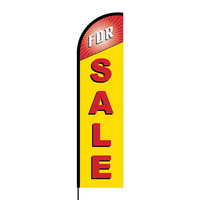 For Sale Flex Banner Flag - 16ft (Single Sided)