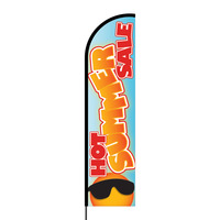 Hot Summer Sale Flex Banner Flag - 16ft (Single Sided)