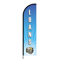 Loans Flex Banner Flag - 16ft (Single Sided)