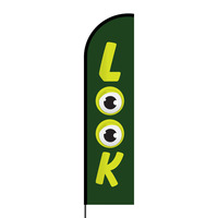 Look Flex Banner Flag - 16ft (Single Sided)