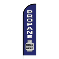 Propane Flex Banner Flag - 16ft (Single Sided)
