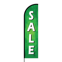 Sale Flex Banner Flag - 16ft (Single Sided)