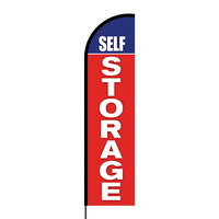 Self Storage Flex Banner Flag - 16ft (Single Sided)