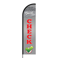 Smog Check Flex Banner Flag - 16ft (Single Sided)