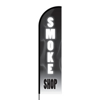 Smoke Shop Flex Banner Flag - 16ft (Single Sided)