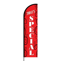 Today's Special Flex Banner Flag - 16ft (Single Sided)
