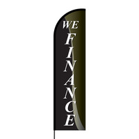 We Finance Flex Banner Flag - 16ft (Single Sided)