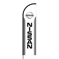 Nissan Flex Banner Flag - 16ft (Single Sided)