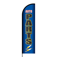 Auto Parts Flex Banner Flag - 16ft (Single Sided)