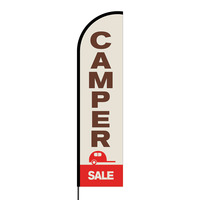 Camper Sale Flex Banner Flag - 16ft (Single Sided)
