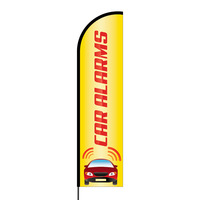 Car Alarms Flex Banner Flag - 16ft (Single Sided)