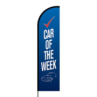 Car of the Week Flex Banner Flag - 16ft (Single Sided)