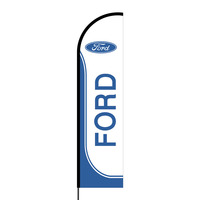 Ford Flex Banner Flag - 16ft (Single Sided)