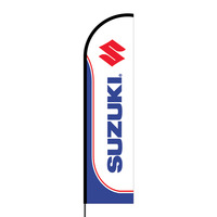 Suzuki Flex Banner Flag - 16ft (Single Sided)