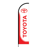 Toyota Flex Banner Flag - 16ft (Single Sided)