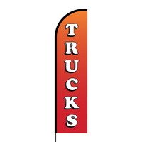 Trucks Flex Banner Flag - 16ft (Single Sided)
