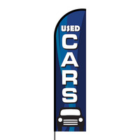 Used Cars Flex Banner Flag - 16ft (Single Sided)