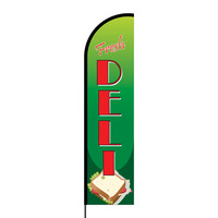 Fresh Deli Flex Banner Flag - 16ft (Single Sided)