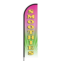 Smoothies Flex Banner Flag - 16ft (Single Sided)