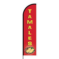 Tamales Flex Banner Flag - 16ft (Single Sided)