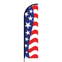 American Flex Banner Flag - 16ft (Single Sided)