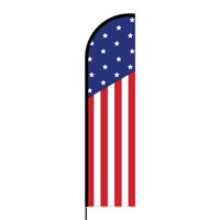 American Flex Banner Flag - 16ft (Single Sided)