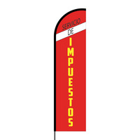 Servicio de Impuestos Flex Banner Flag - 16ft (Single Sided)