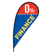 0% Financing Flex Blade Flag - 09' Single Sided