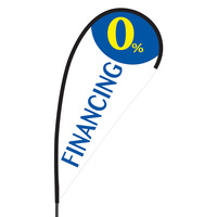 0% Financing Flex Blade Flag - 09' Single Sided