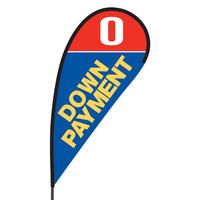 0 Down Payment Flex Blade Flag - 09' Single Sided