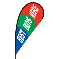 Best Buys Here Flex Blade Flag - 09' Single Sided