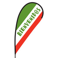 Bienvenidos Flex Blade Flag - 09' Single Sided