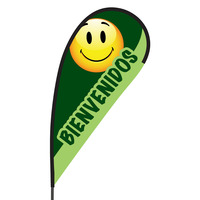 Bienvenidos Flex Blade Flag - 09' Single Sided