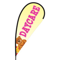 Daycare Flex Blade Flag - 09' Single Sided