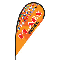 Flags Sold Here Flex Blade Flag - 09' Single Sided