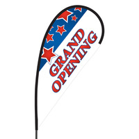 Grand Opening Flex Blade Flag - 09' Single Sided