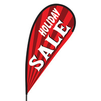 Holiday Sale Flex Blade Flag - 09' Single Sided