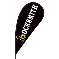 Locksmith Flex Blade Flag - 09' Single Sided