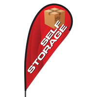 Self Storage Flex Blade Flag - 09' Single Sided