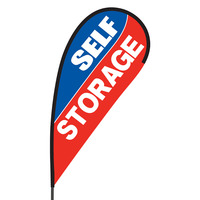Self Storage Flex Blade Flag - 09' Single Sided